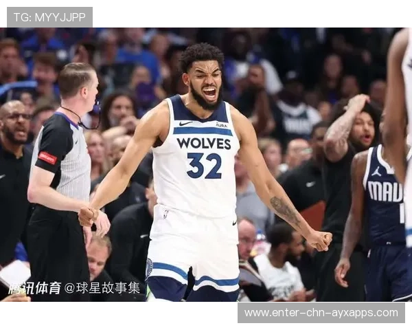 唐斯底线借力强攻得分，森林狼继续掌控局势
